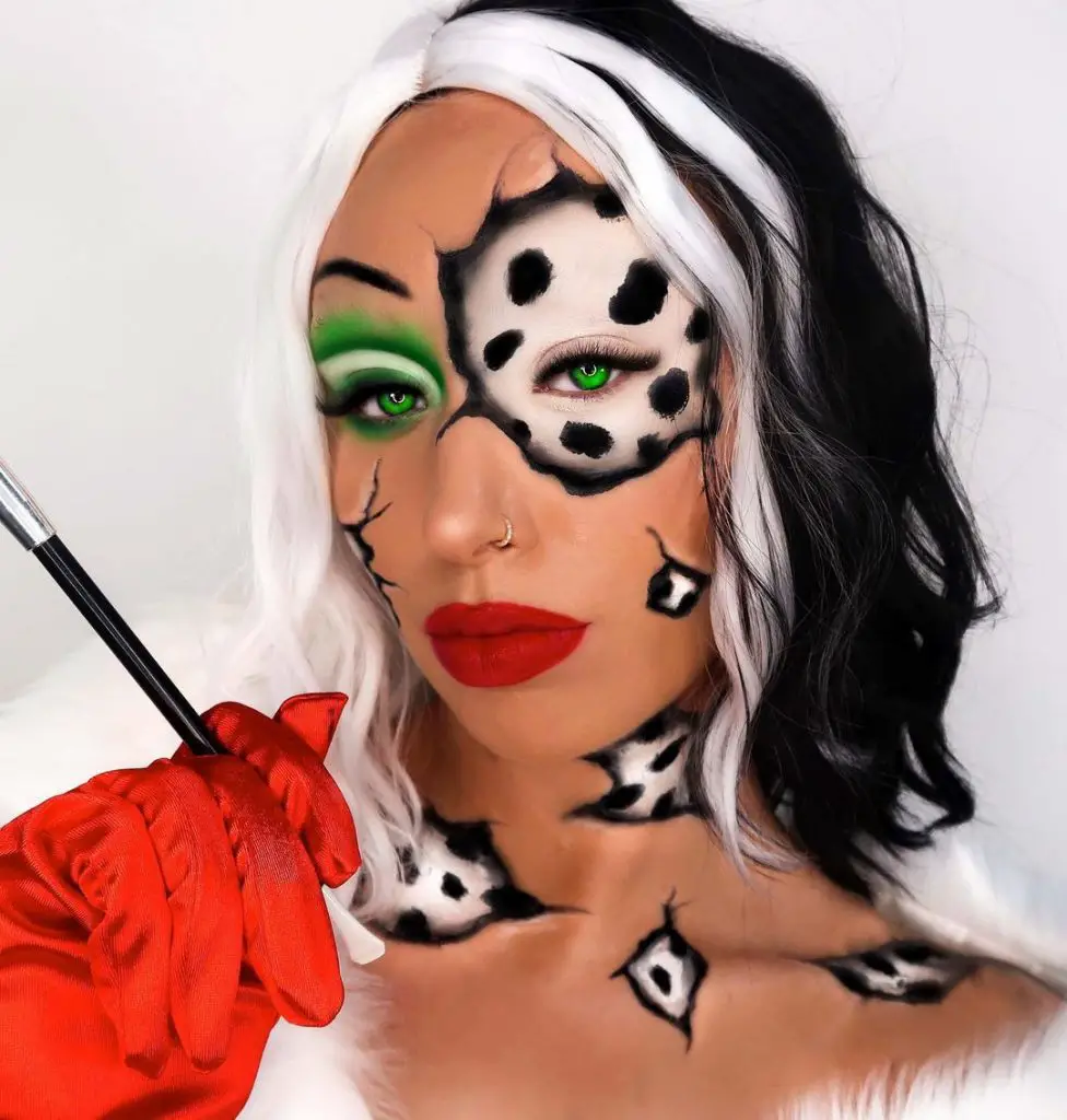 Cruella de Vil Makeup: 25 Creative and Easy Ideas for Halloween