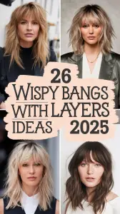 26 Stunning Wispy Bangs with Layers Ideas for 2025 – Perfect Haircuts