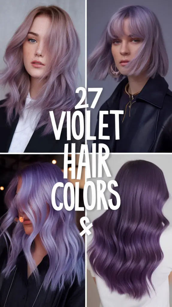 Serene Violet Hair Color Background for Desktop Serene Violet Hair Color Background for Desktop