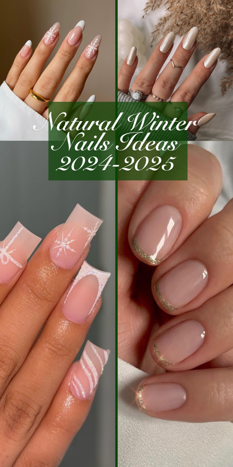 27 Natural Winter Nails Ideas 20242025 Trendy Short, Gel, Almond, and