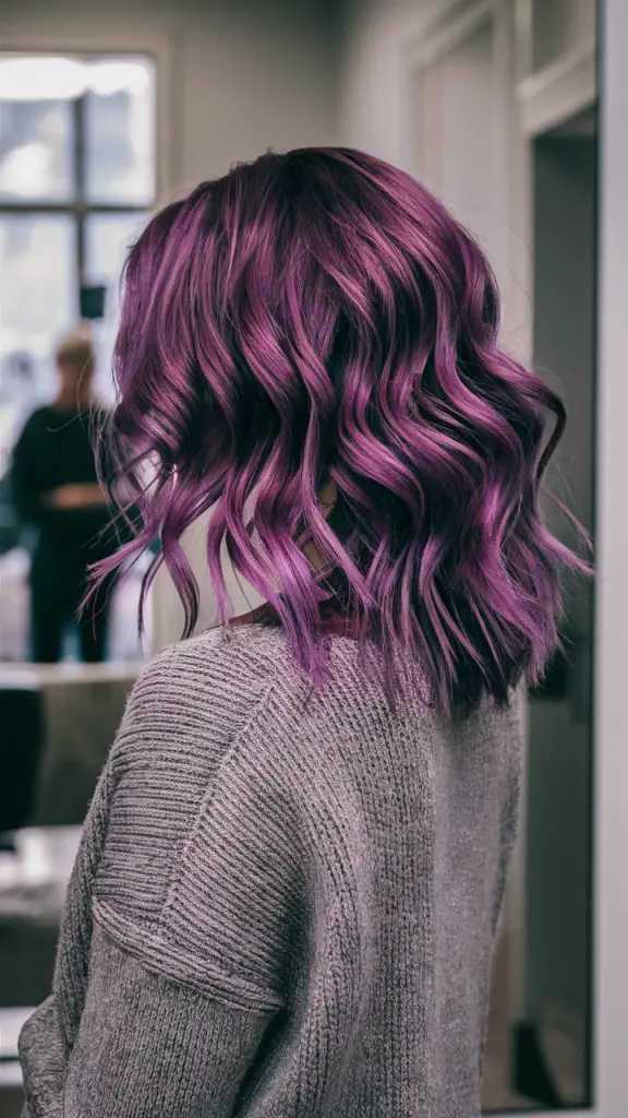 Lush Violet Hair Color Moment for Mobile Lush Violet Hair Color Moment for Mobile