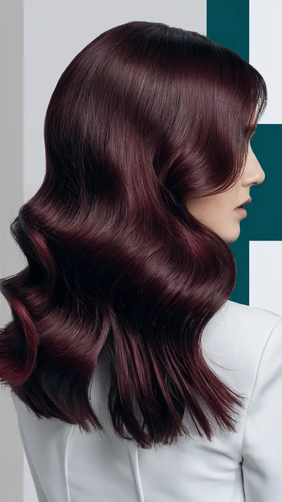 Explore Stunning Black Cherry Hair Colors with Highlights, Curls, and ...